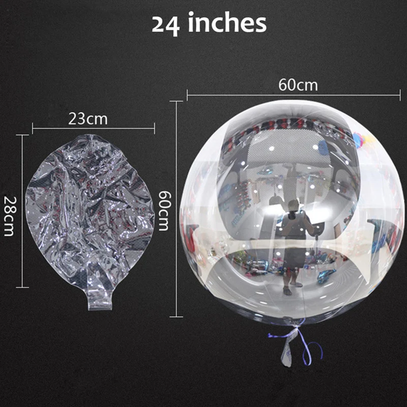 1 шт Прозрачные Шары без морщин, прозрачные шарики с гелием для самостоятельной сборки, шары, шары на день рождения, принадлежности для украшения свадебной вечеринки, Пузырьковые шары, подарки