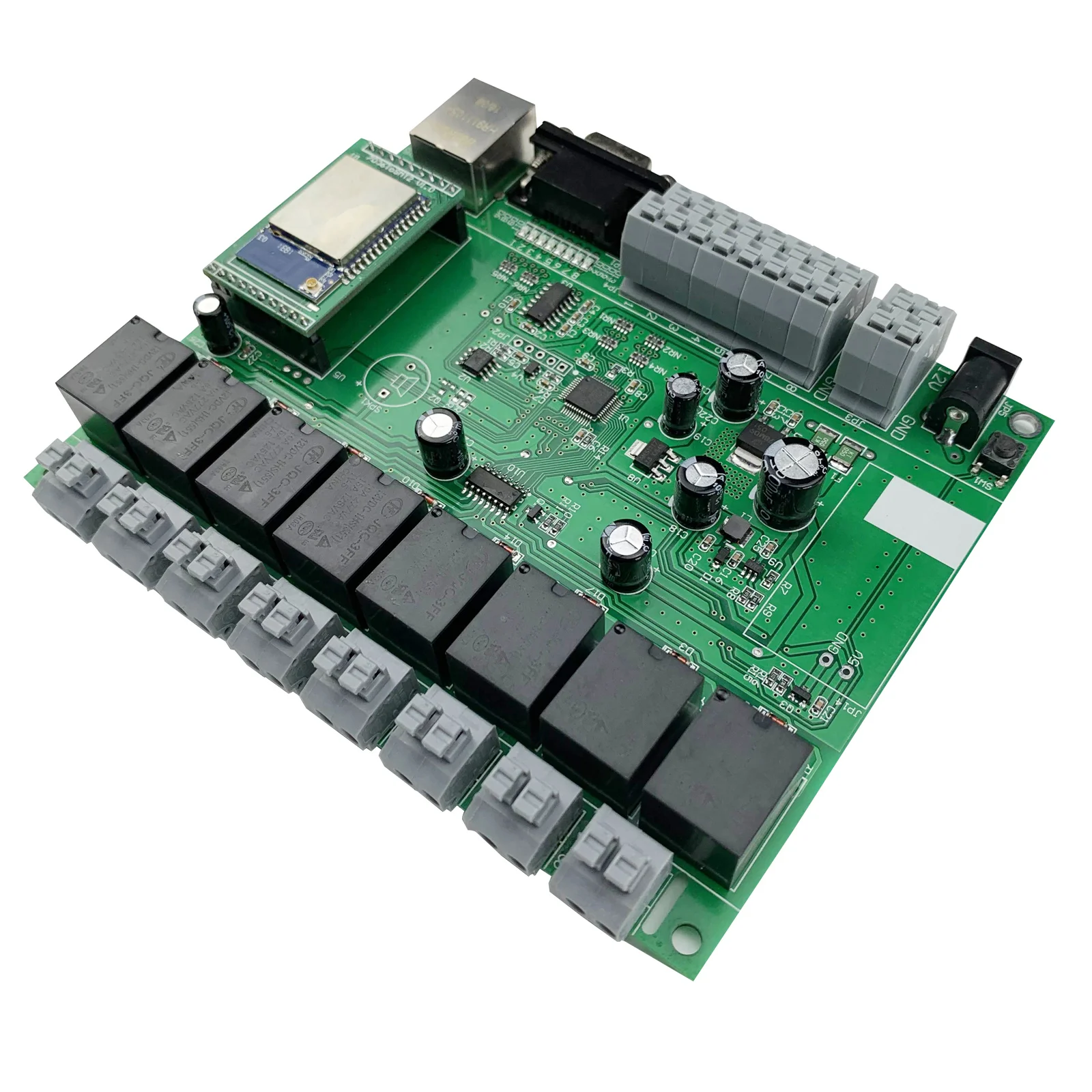  8 kanal Relais Netzwerk IP Web Dual Kontrollieren Ethernet WiFi RS232 Interface WAN LAN PC Telefon 