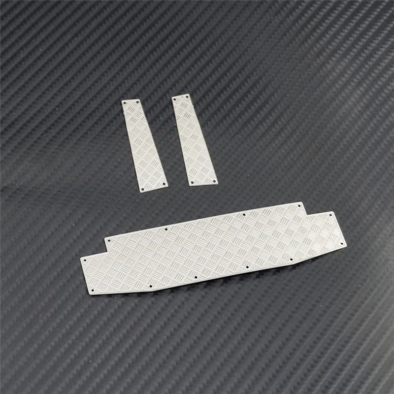 Rchobbytop 1/10 RC Metal Front And Rear Bumper Combo W/LED