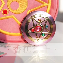 Косплей Аниме Сейлор Мун сложенный косметическое зеркало для макияжа Зеркала металлический реквизит костюм