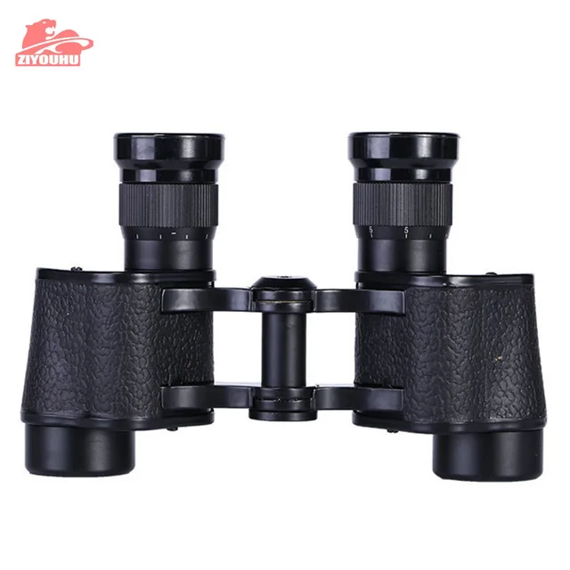ZIYOUHU 6X24 Original Germany Military Binoculars Full-metal Telescope Hd High Quality Nitrogen waterproof with Leather Bag BLACK