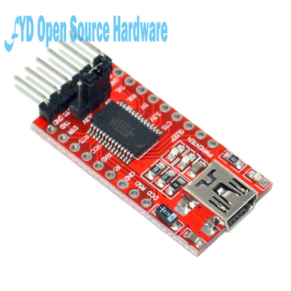 

FT232RL FT232 FTDI USB to TTL 3.3V 5.5V Serial Adapter Module Download Cable for Mini Port