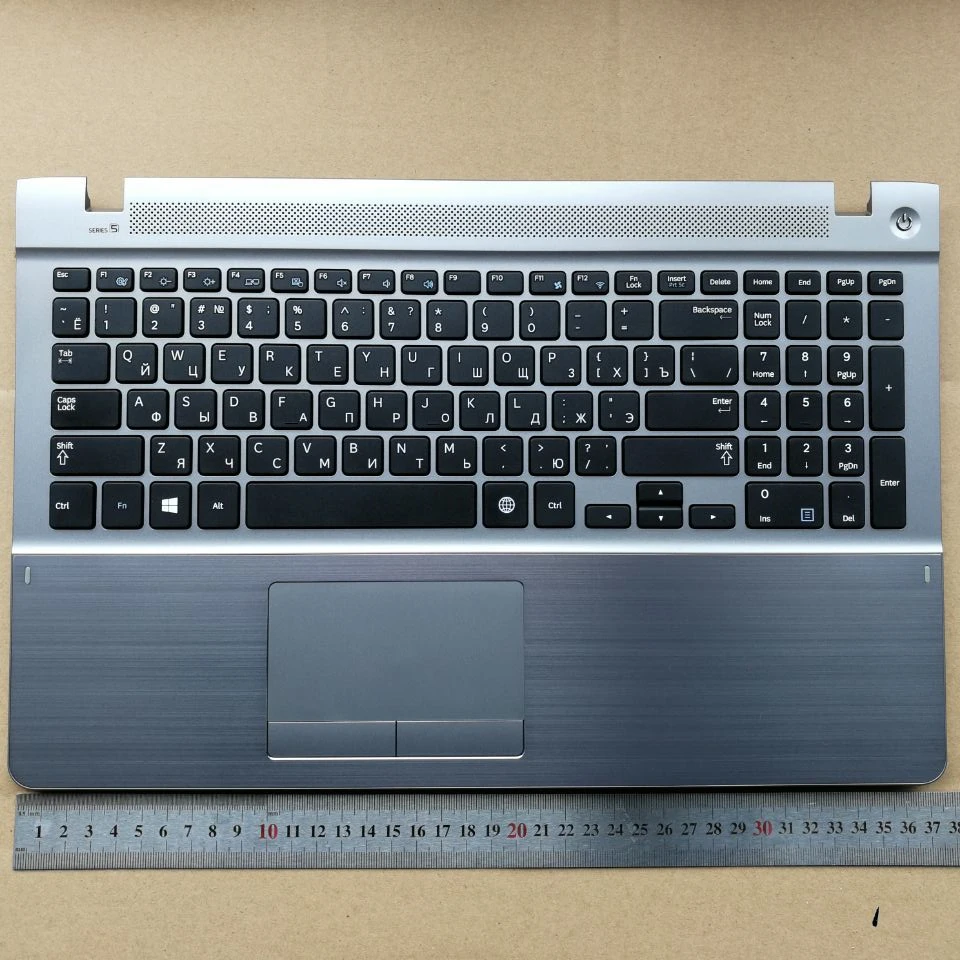 RU новая клавиатура для ноутбука с тачпадом Упор для рук для samsung 470R5E 370R5E 510R5E-S01 450R5V NP470R5E русская BA75-04536A
