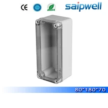 Лучшая горячая Распродажа ip65 пластик стандарт распределительная коробка размеры с прозрачной крышкой 80*180*70 мм Высокое качество DS-AT-0818
