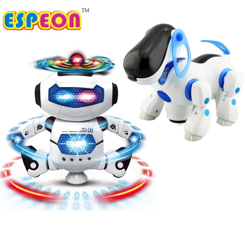 New Smart Space Dance Robot Dog Electronic Walking Toys With Music Light Christmas New Year Gift