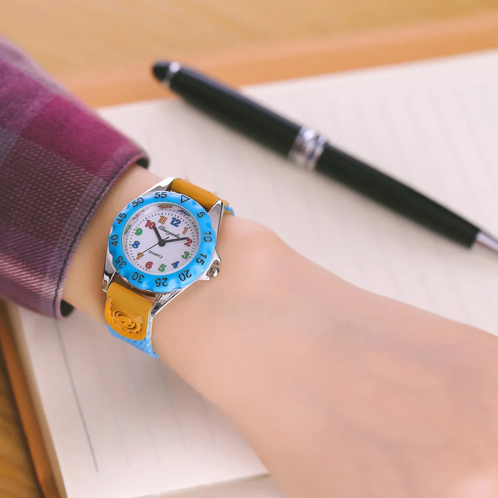 

Cartoon Children's Watches For Boys Quartz Wristwatch Nylon Band Student Kids Watches Hour Clock Reloj Relogio Montre
