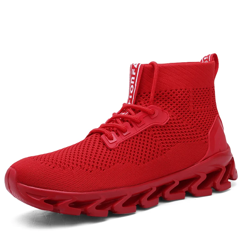 

Super Cool Breathable Running Shoes Men Sneakers Bounce Summer Outdoor Sport Shoes Professional Training Shoes Plus Size 47-in R