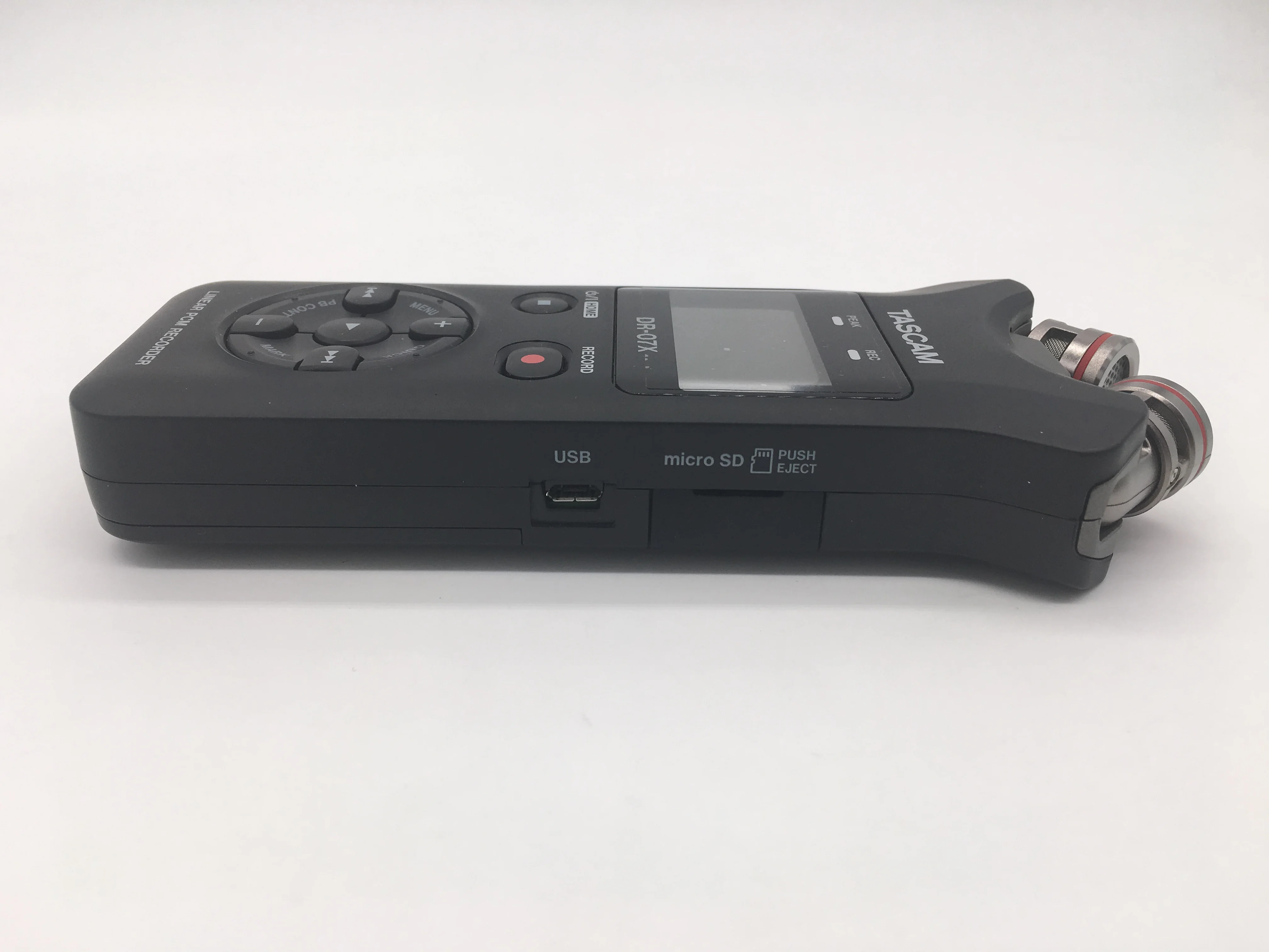 TASCAM DR-07X стерео ручной цифровой аудио рекордер интервью рекордер ручка HD шумоподавление запись линейный PCM рекордер