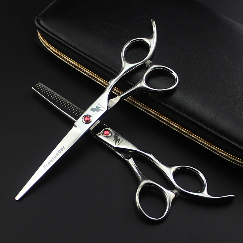 Профессиональные 6 дюймовые ножницы для стрижки волос, парикмахерские ножницы, прямые филировочные ножницы, парикмахерские принадлежности, набор салонных инструментов