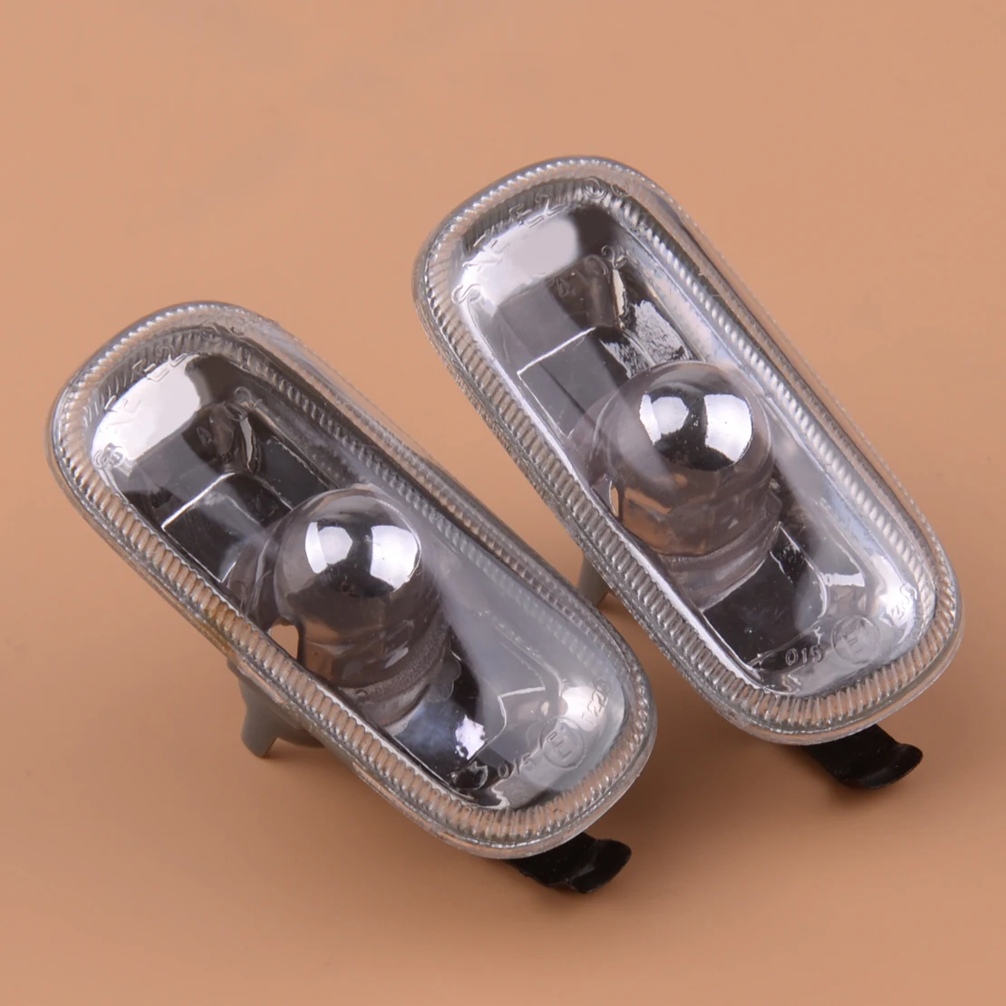 

CITALL 2pcs Clear Car Turn Signal Light Lamp Indicator Lens Side Marker Fender No Bulbs 8E0949127 for Audi A4 S4 A3 A6 S6 RS4