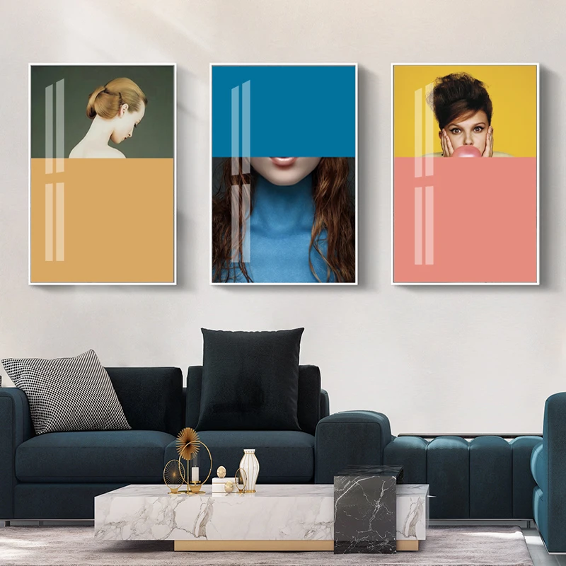 

Audrey Hepburn Bubble Gum Canvas Poster Nordic Giclee Fashion Posters Brigitte Bardot & Marilyn Monroe for Living Room Decor Pop