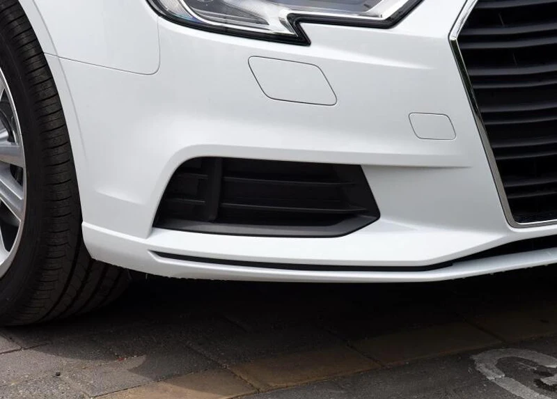 ABS хромированный из 2 предметов подкладке спереди туман лампы решетка Рамки чехол накладка для Audi A3 8 В седан