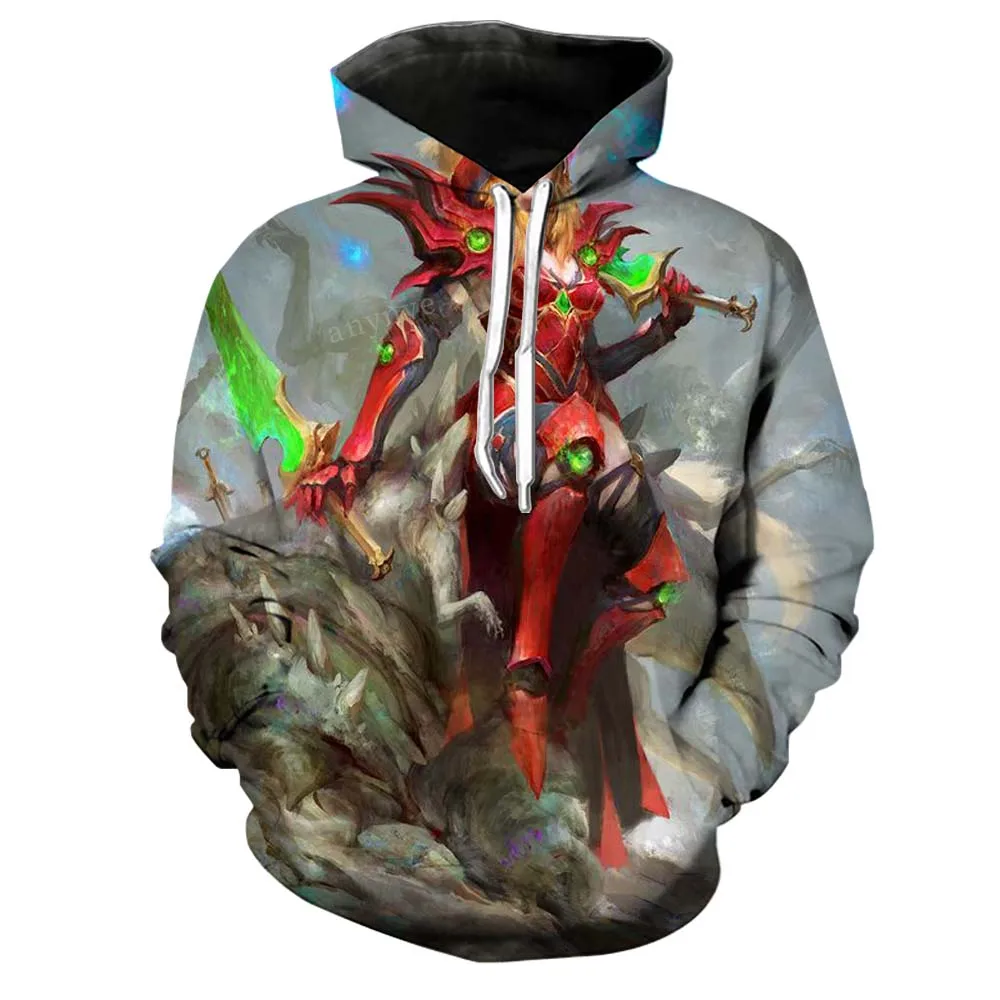 

3D printing Anime Hoodies Mens Womens Funny Hip Hop Hooded Game Esports Harajuku Sweatshirts Male Streetwear Men's Boys Hoody