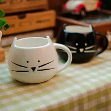 1Pcs Novelty Cute Cat Animal Milk Mug Ceramic Creative Coffee Porcelain Tea Cup Nice Gifts