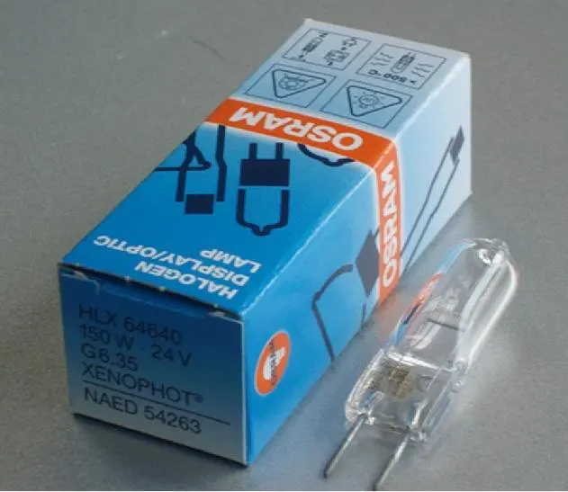 

OSRAM 64640 24V150W G6.35 HALOGEN PROJECTOR LAMP