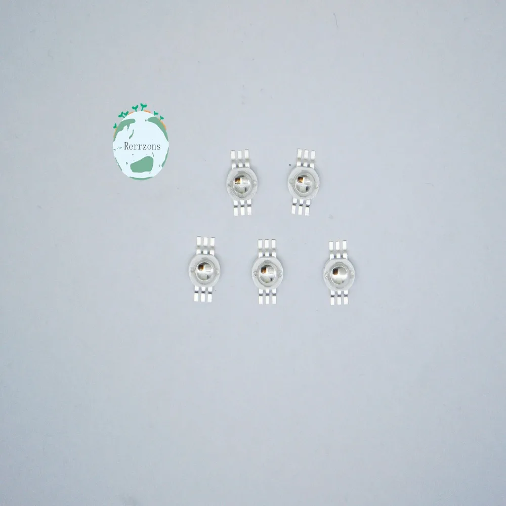 Полноцветный 6 Pin rgb высокой мощности светодиодные лампы бусины 30mil красный