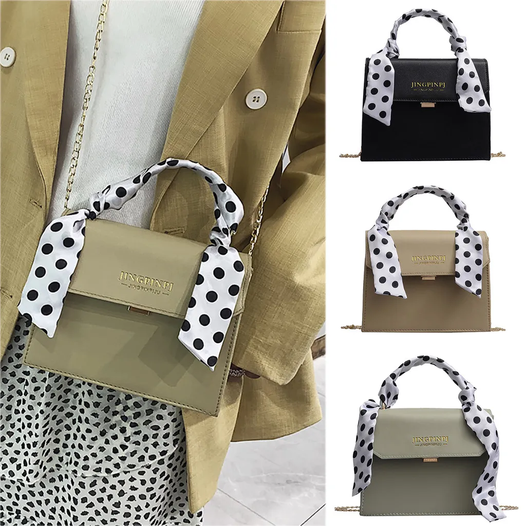 

Women Scarf Wild Messenger Bag Women Bags Crossbody Bags Fashion Scarves Pack Shoulder Messenger Pack Lady Tote Handbag 2019