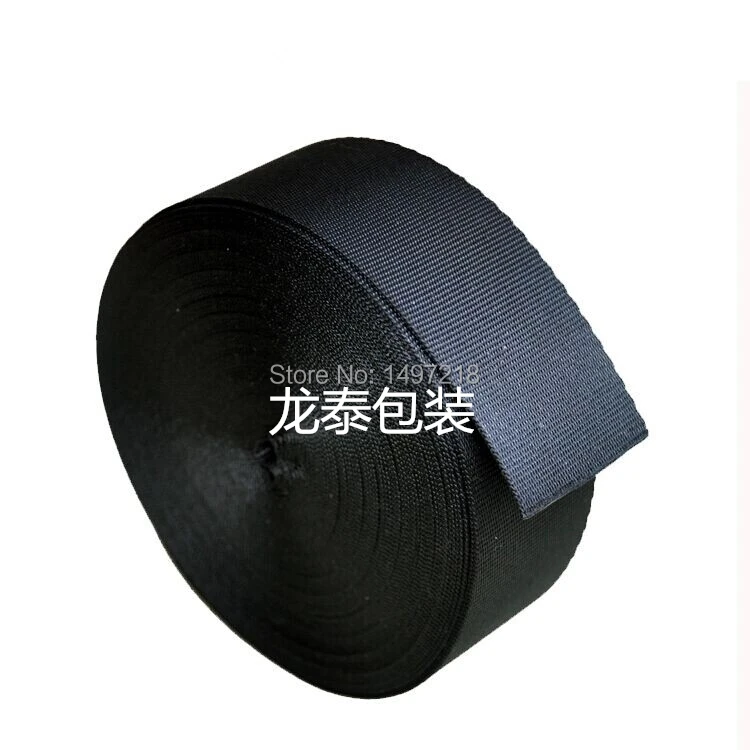 Pesado e Forte de Fita para Bolsas e Acessórios 1.3mm de Espessura Polegada Metros Zakka Preto Nylon Webbing Viés Cintos 1.5 10