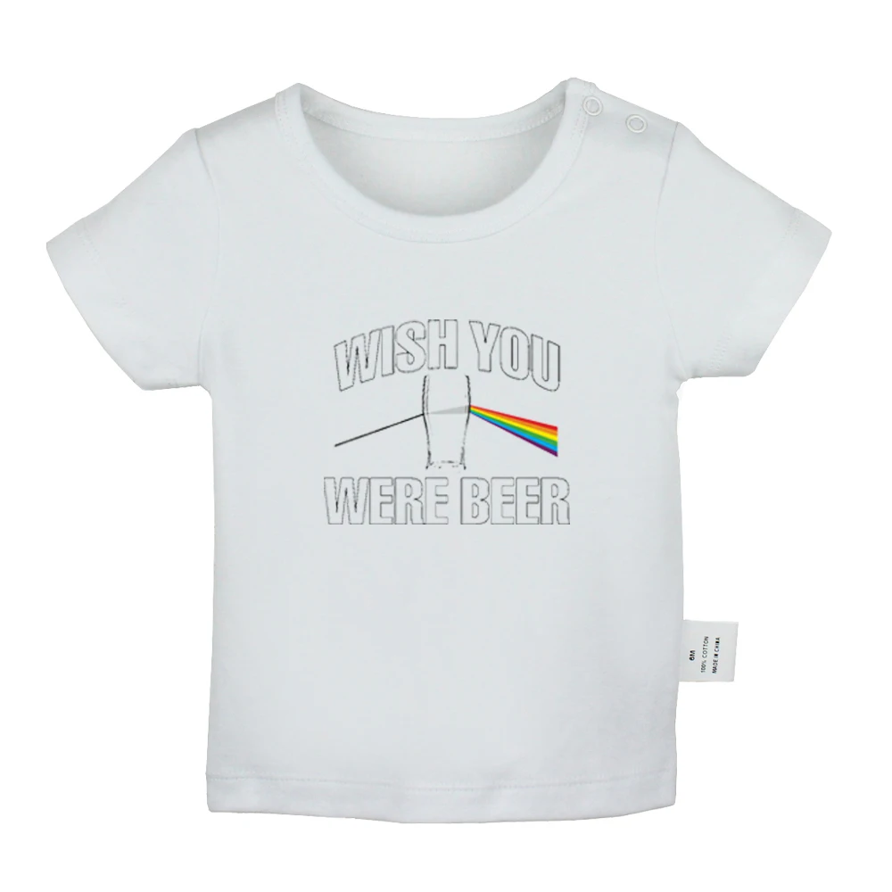 YbBabyYW440D Wish you was beer Super Hero Symbol Game of Thrones/футболки для новорожденных, однотонные футболки с короткими рукавами для малышей - Цвет: YbBabyYW440D