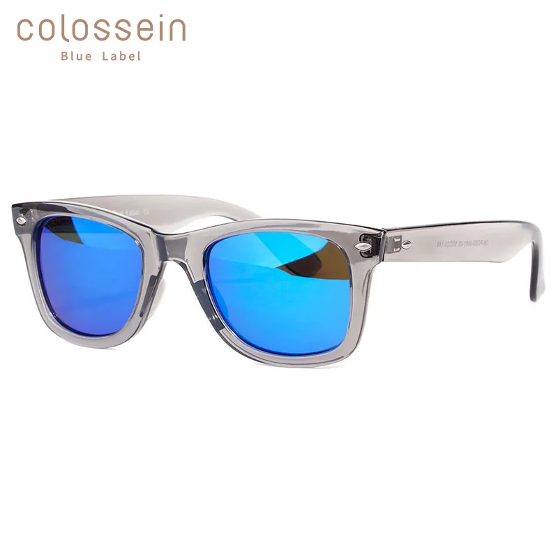 

COLOSSEIN Blue Label Fashion Sunglasses For Women PC Frame With Square Lens For Shopping&Outdoor&Driving 3 Colors