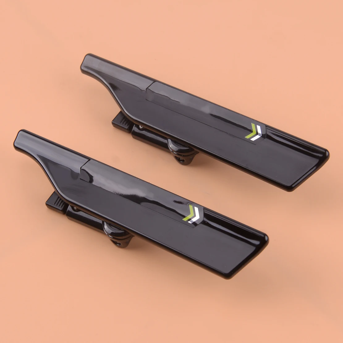 

beler 2x Universal Black Wiper Stand Windshield Blade Protector Spoiler Mate Wing Mate Wing Auto Car Accessories