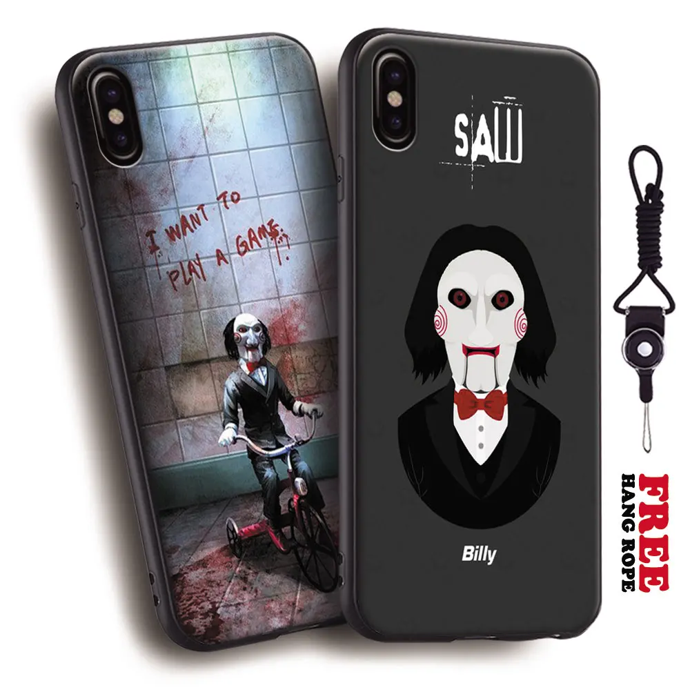 

Saw movie jigsaw quotes movie poster Tpu Soft Silicone Phone Case Cover Shell For Apple iPhone 10 X 5 5s SE 6 6s 7 8 Plus