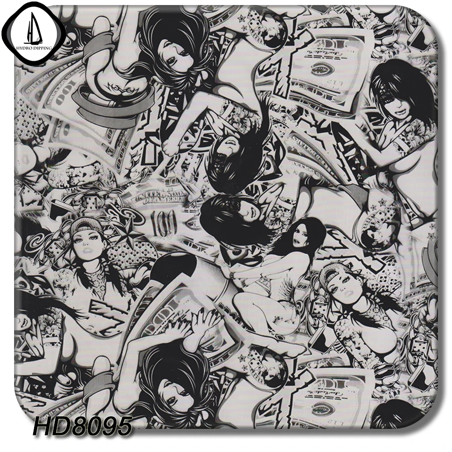 

Free Shipping HD8095 0.5M Width 2M 10M 20M Length Beauty Figure Pattern Hydrographic Liquid Image Water Transfer Printing Film