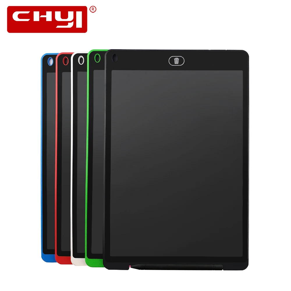 CHYI Portable 12 Inch LCD Writing Tablet Digital Handwriting Pad Electronic Whiteboard Mini Kid Note Bulletin Memo Drawing Board CHYI Portable 12 Inch LCD Writing Tablet Digital Handwriting Pad Electronic Whiteboard Mini Kid Note Bulletin Memo Drawing Board