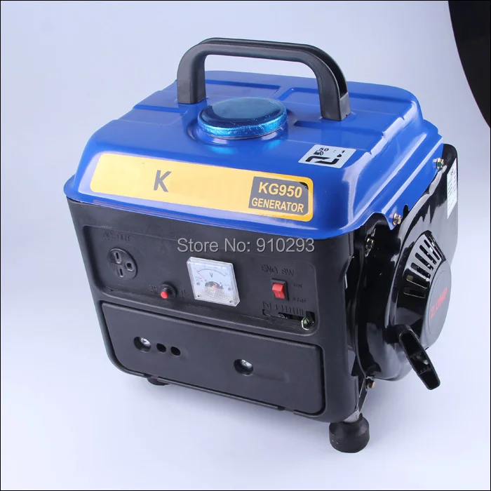 850w gasoline generators 220v/50hz single phase generator with wooden