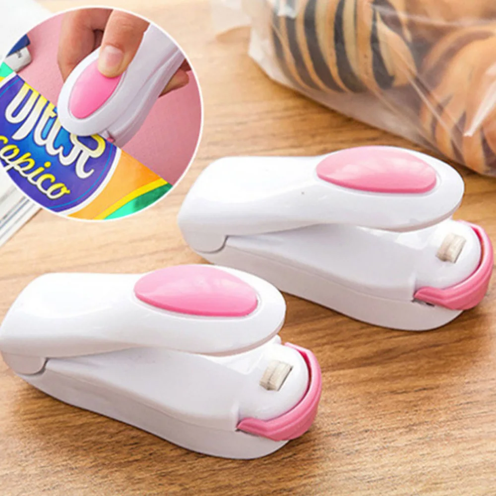

Mini Electric Heat Sealing Machine Impulse Sealer Portable Bag Clips Packing Capper Plastic Bag Sealer Kitchen Storage Tools