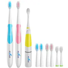 Family Pack Brand Electric Toothbrush High Quality Waterproof Deep Clean Teeth Whitening Non-Rechargeable Teeth Brush