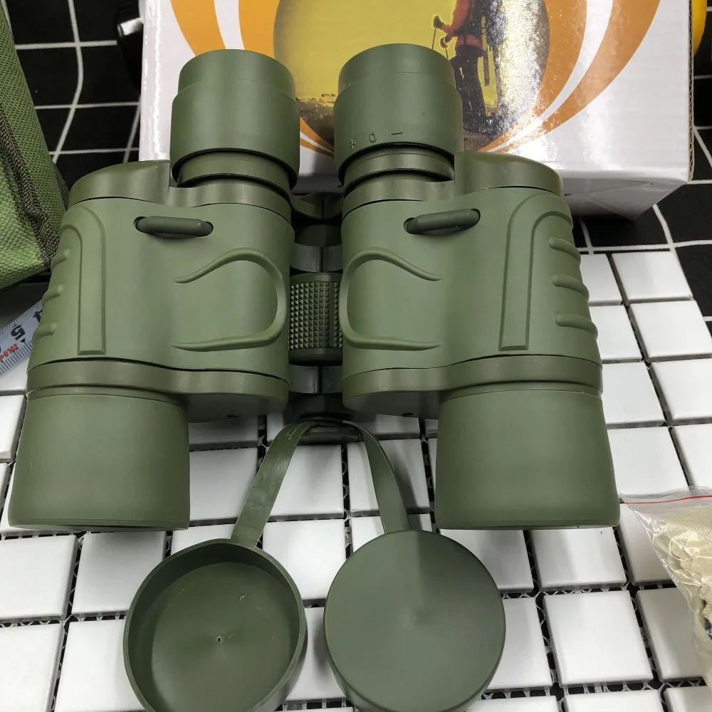 في الهواء الطلق التكتيكية 50x50 مناظير عالية الوضوح عالية الطاقة Binoculares المهنية تلسكوب رؤية عظيمة غرامة العدسة