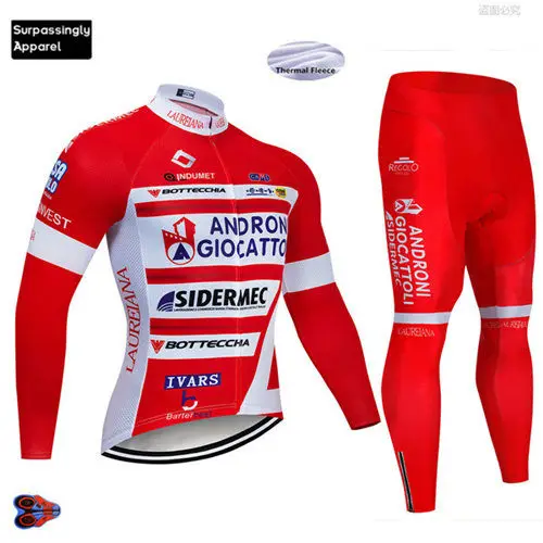 UCI Team, куртки для велоспорта ANDRO Pro, 16D, гелевая подкладка, велосипедный костюм для мужчин, Ropa Ciclismo, зимняя одежда для велоспорта, Майо, кюлот - Цвет: Picture Color