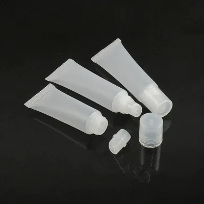 Cheap 100pcs/lot 10ml 15ml Empty Tubes Lip Gloss Balm Sunscreen Cream Container Cosmetic Beauty Makeup Tools Accessories