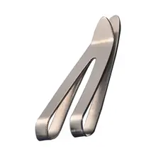 5 шт.(ABDB Нержавеющая сталь тонкий кошелек зажим для денег ID держатель кредитной карты "V"