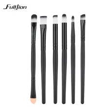 6 PCS Professional Makeup Brushes Cosmetics Eye Shadows Eyeliner Nose Smudge Brush Tool Set Kit for eye makeup brushes