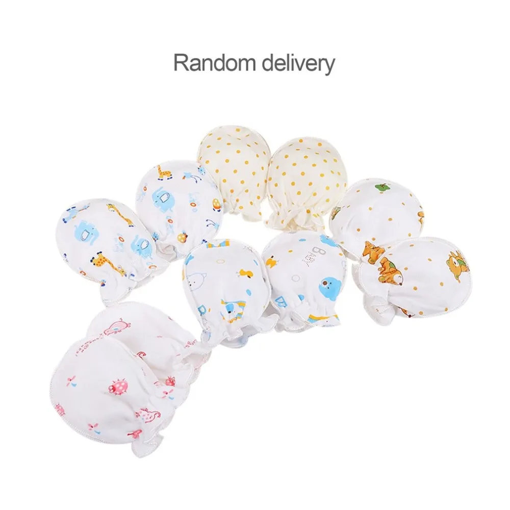 Winter Full Cotton Newborn Baby Boys Girls Anti Grasping Gloves