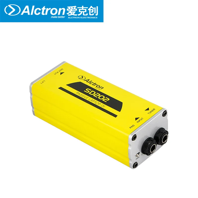 Alctron SD202 пассивный прямой бокс стерео DI моно для акустической гитары басов