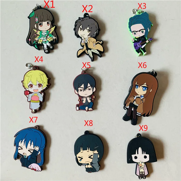 

[X] Clearance Sale Keychain Action Figure Keyring Anime Rubber Pendant Bag Decoration Toys for Children Christmas Gifts 3-5cm