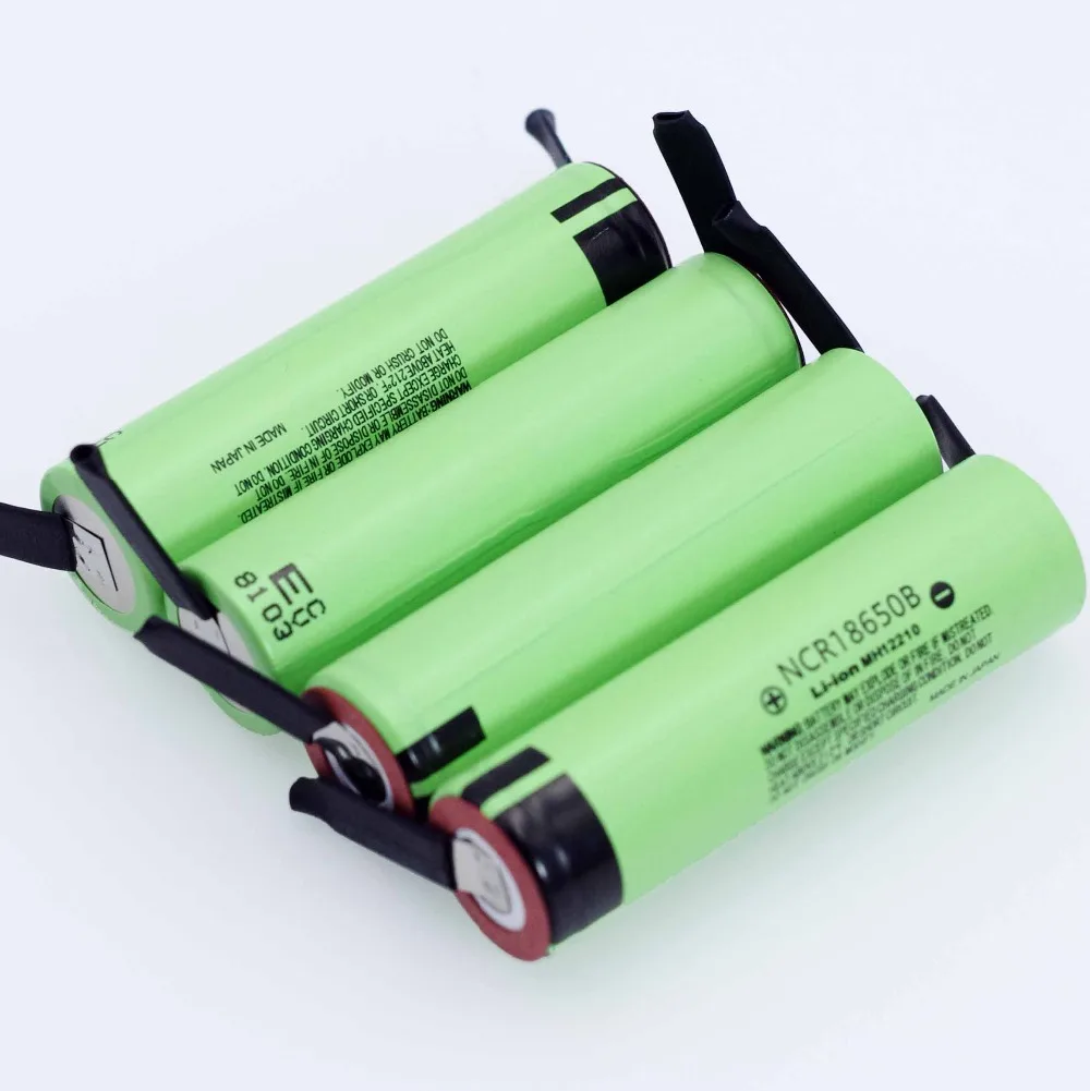 NCR18650B 18650 литий-ионный аккумулятор 3400 mAh 3,7 V DIY никель листовые батареи