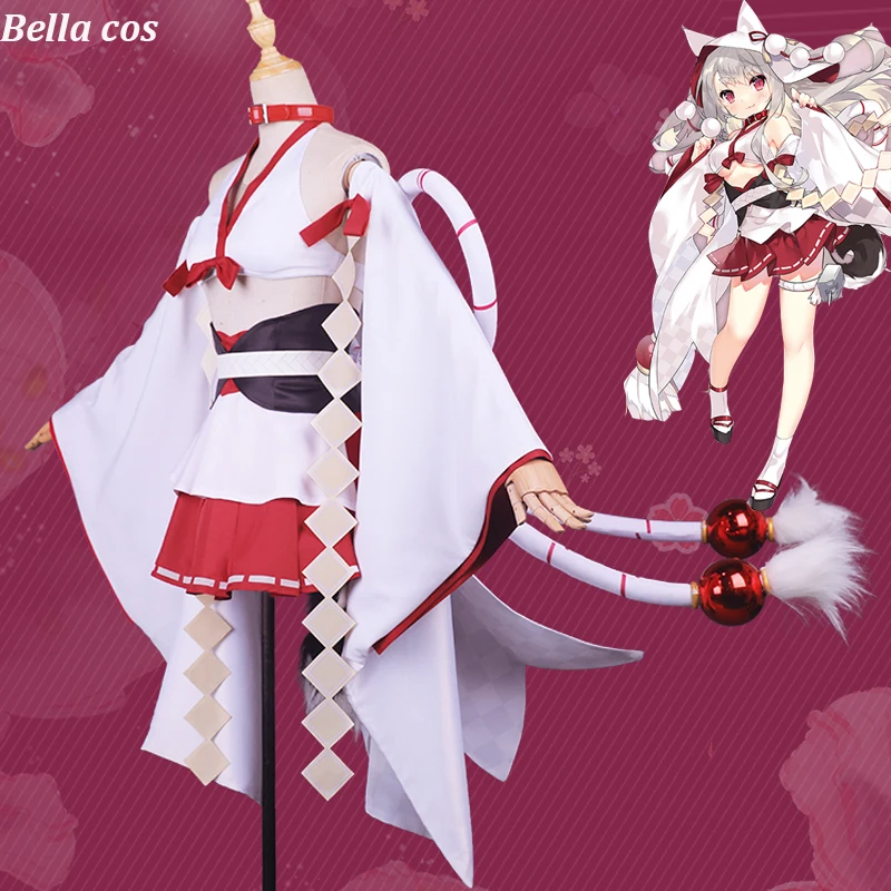 Azur Lane коллекция yuudachi костюм для косплея Соломоновы костюмы невесты Униформа с