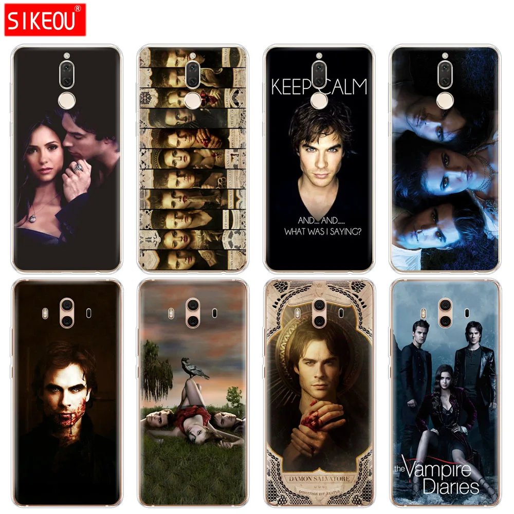 Silicone Cover phone Case for Huawei mate 7 8 9 10 pro LITE the Vampire Diaries | Мобильные телефоны и аксессуары