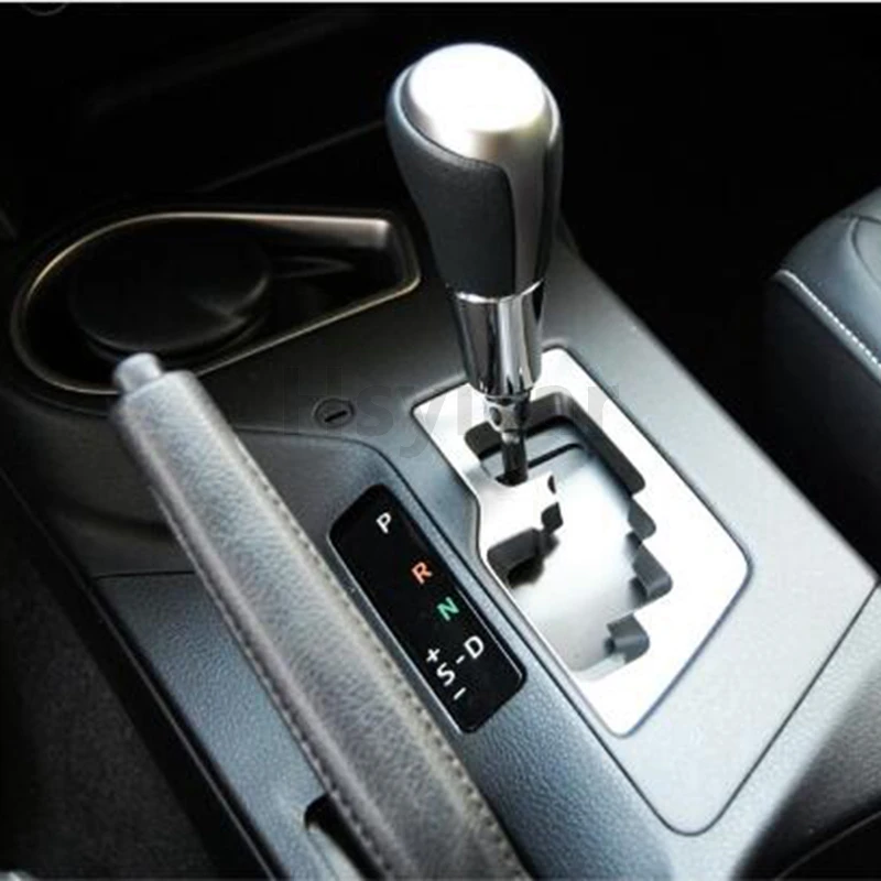 Hsyicar для Toyota RAV4 LHD Special Paino черная краска под дерево углеродная Передняя панель переключения передач Внутренняя крышка отделка