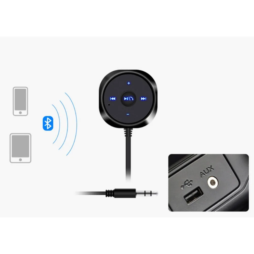 BEESCLOVER автомобильный Bluetooth аудио приемник AUX Беспроводная связь Hands free для ремонта
