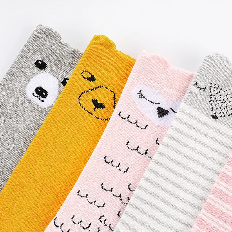 Bbay/гольфы носки для маленьких мальчиков и девочек Нескользящие Милые Носки с рисунком кота и лисы для новорожденных, 1 пара, для 0-3 лет