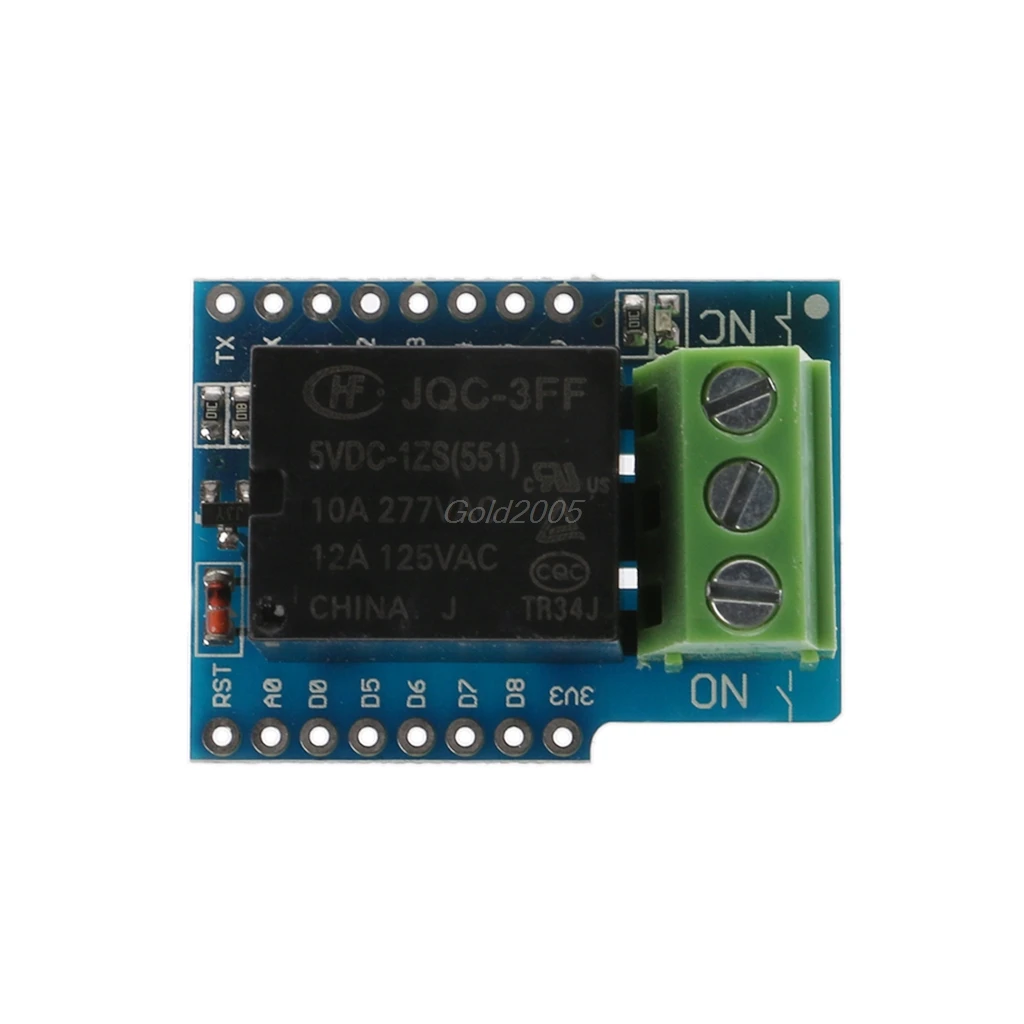 Generic Relay Relais Shield For Wemos D1 Mini Wifi Ch340 Iot Lua ...