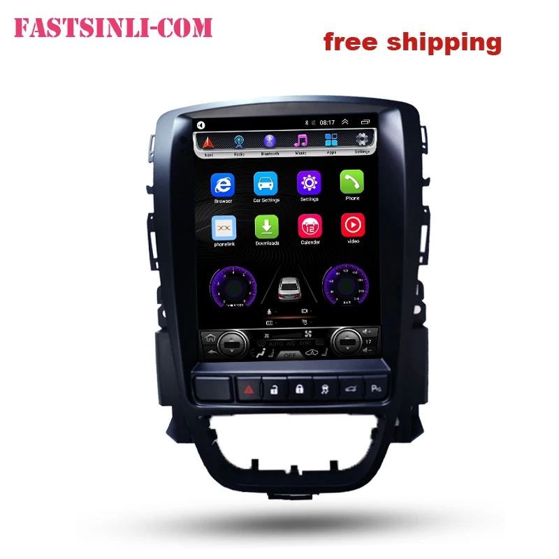 Sale 64GB Android8.1 Car Multimedia GPS For Opel Astra J Vauxhall Buick Verano 2009-2014 Radio Vertical screen 2