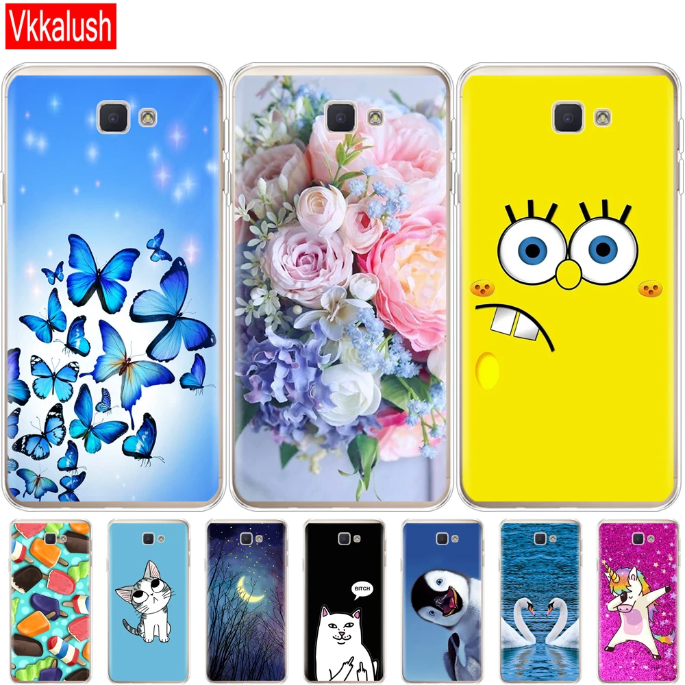 

Soft TPU Silicon Cases FOR Samsung Galaxy J7 Prime SM G6100 G610F G610M Cover FOR Samsung J7 Prime On7 2016 Phone Cases