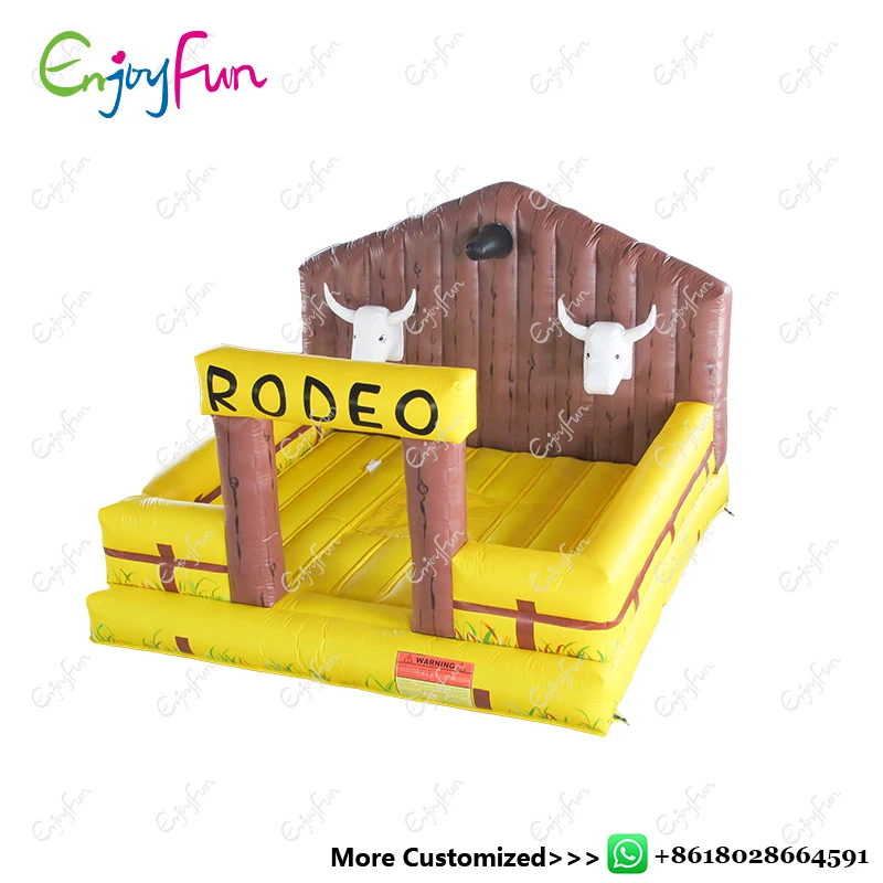 ENJOYFUN Inflatable rodeo bulls mat Gonfiabile Inflatable mechanical bulls mat Inflable bulls riding mat Toys #IS1016 ENJOYFUN Inflatable rodeo bulls mat Gonfiabile Inflatable mechanical bulls mat Inflable bulls riding mat Toys #IS1016