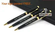 Подарочная ручка 100 шт много заказной печатный логотип роскошная ручка для офисных принадлежностей и деловых акций
